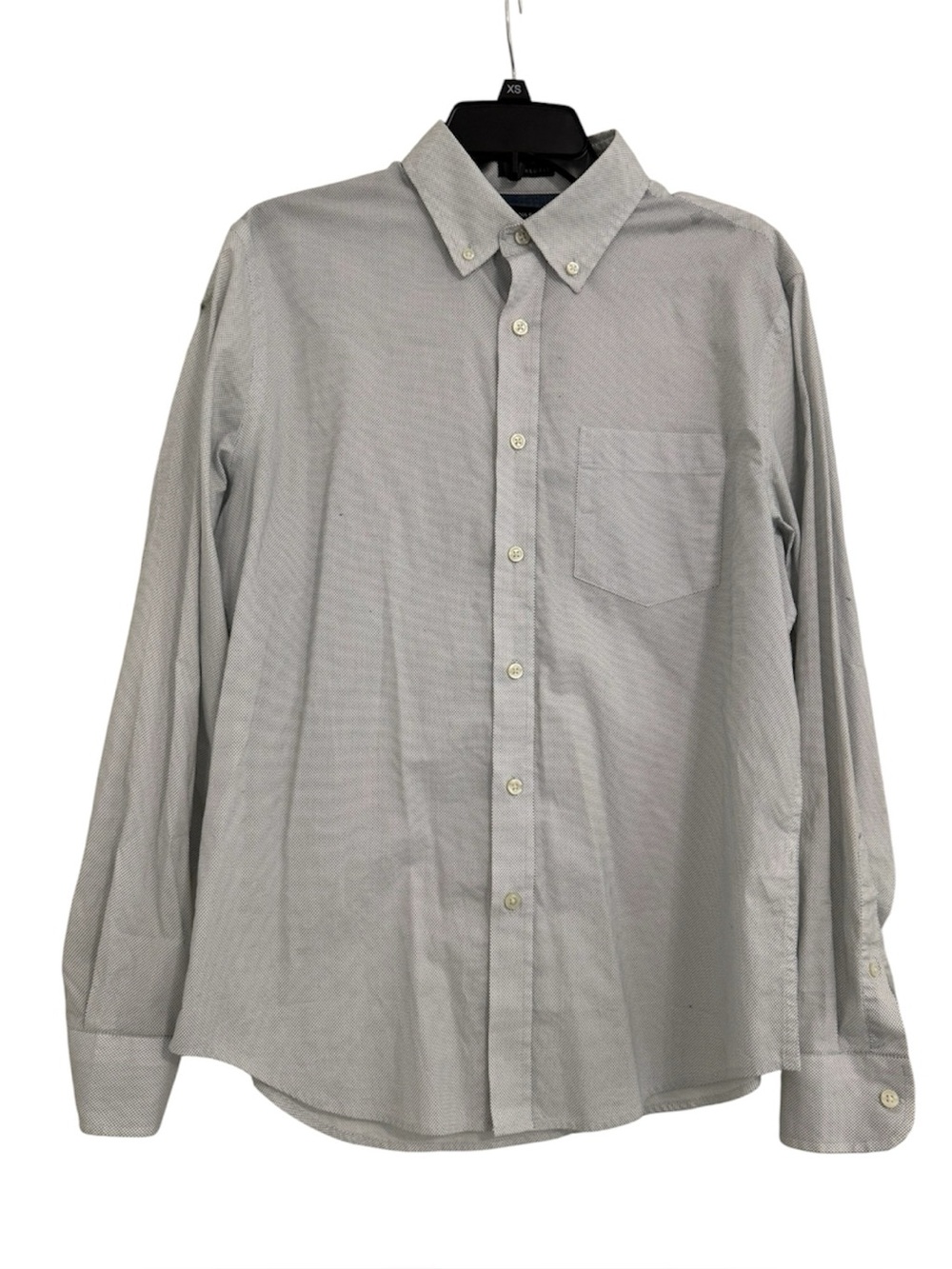 Banana Republic Men's Light Gray Slim Untuck Fit Dress Shirt. Sz M